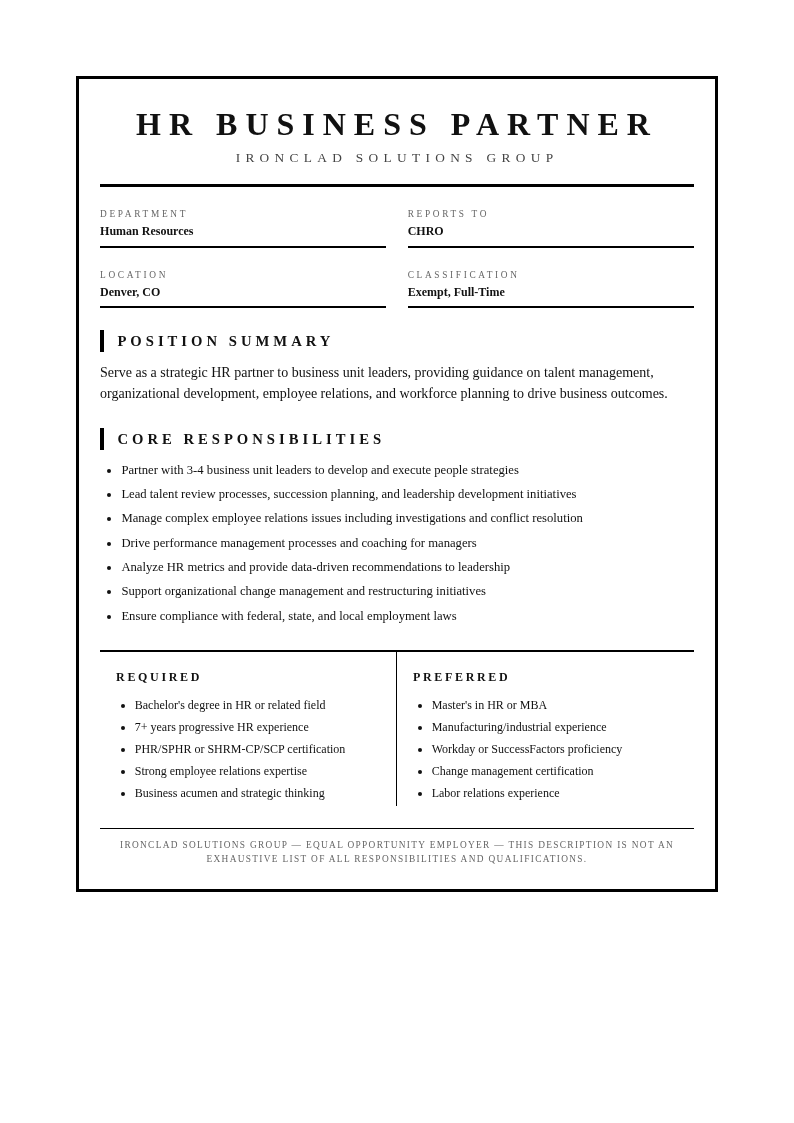 Monochrome stark job description